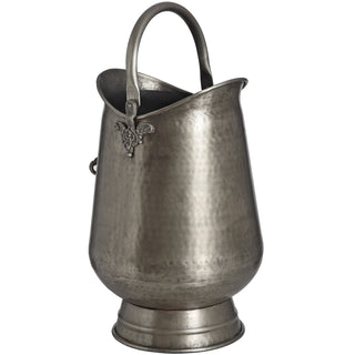 Lucidora - Antique Pewter Coal Bucket - Buckets & Hods