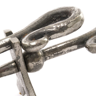 Lucidora - Antique Pewter Crook Handled Hearth Tidy - Hearth Tidy