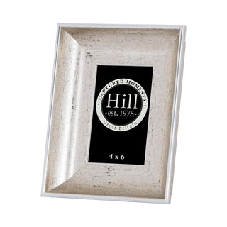 Lucidora - Antique Silver Crackled Effect Photo Frame 4X6 - Picture Frames
