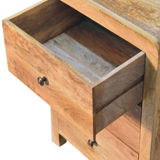 Lucidora - Aspen Oak - ish 3 Drawer Bedside - Bedside Cabinets