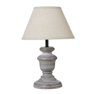 Lucidora - Belluno Urn Table Lamp With Linen Shade - Table Lamps