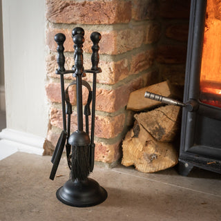 Lucidora - Black Duchess Top Companion Set - Fireplace Tools