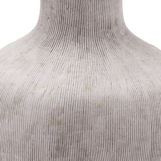 Lucidora - Bloomville Squat Stone Vase - Globular Vases