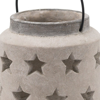 Lucidora - Bloomville Stone Star Lantern - Candle Holders