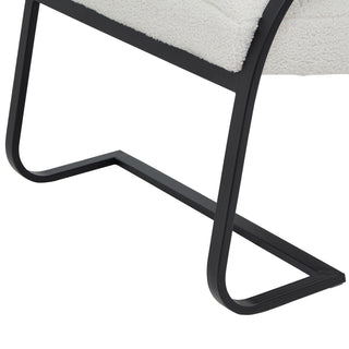 Lucidora - Boucle Ribbed Ark Chair - Armchairs