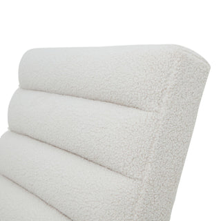 Lucidora - Boucle Ribbed Ark Chair - Armchairs