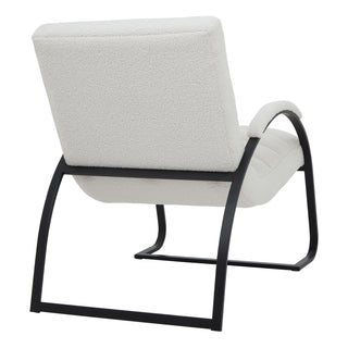 Lucidora - Boucle Ribbed Ark Chair - Armchairs
