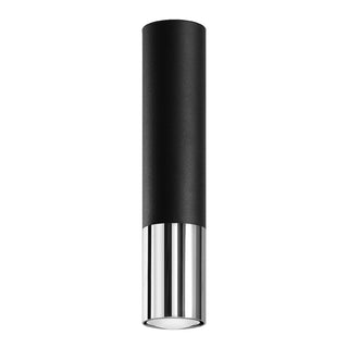 Lucidora - Ceiling lamp LOOPEZ black/chrome - Ceiling Lighting