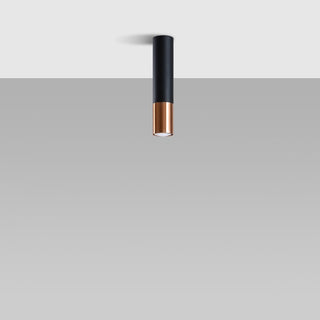 Lucidora - Ceiling lamp LOOPEZ black/copper - Ceiling Lighting