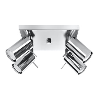 Lucidora - Ceiling lamp RING 4 chrome - Ceiling Lighting