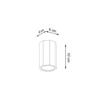 Lucidora - Ceiling lamp ZEKE 10 oak - Ceiling Lighting