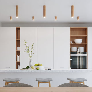 Lucidora - Ceiling lamp ZEKE 10 oak - Ceiling Lighting