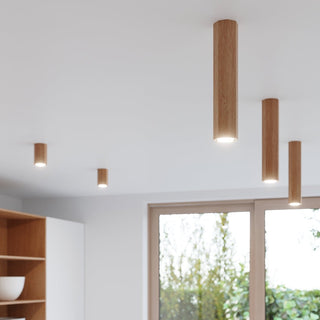 Lucidora - Ceiling lamp ZEKE 10 oak - Ceiling Lighting