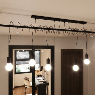 Lucidora - Chandelier SALAMANCA 6 black - Chandeliers
