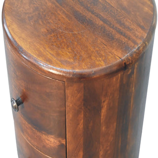 Lucidora - Chestnut Drum Chest - Chest of Drawers