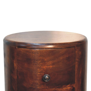 Lucidora - Chestnut Drum Chest - Chest of Drawers