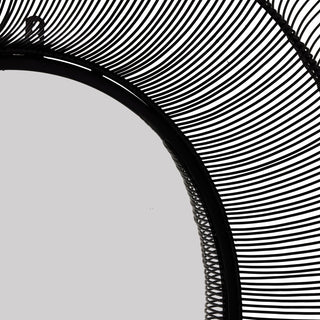 Lucidora - Chico Black Large Wire Mirror - Wall Mirrors