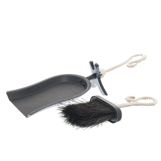 Lucidora - Chrome Crook Handled Hearth Tidy - Hearth Tidy