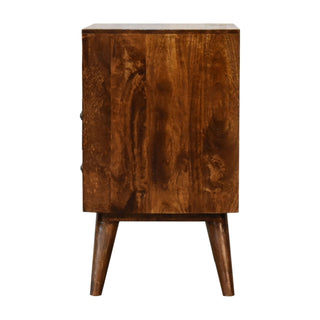 Lucidora - Classic Chestnut Bedside - Bedside Cabinets