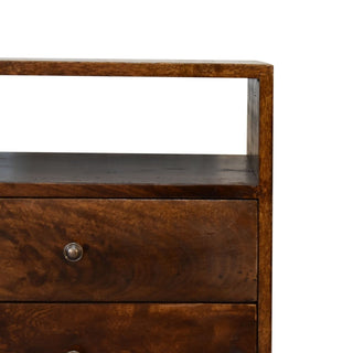 Lucidora - Classic Chestnut Bedside - Bedside Cabinets