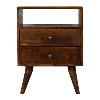 Lucidora - Classic Chestnut Bedside - Bedside Cabinets