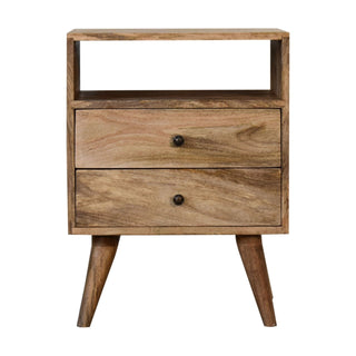Lucidora - Classic Oak - ish Bedside - Bedside Cabinets