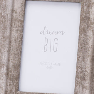 Lucidora - Convex Matt Silver 4X6 Frame - Picture Frames