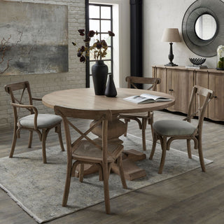 Lucidora - Copgrove Collection Round Pedestal Dining Table - Dining Room Tables