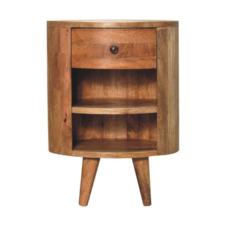 Lucidora - Cortez Oak - ish Bedside - Bedside Cabinets