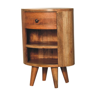 Lucidora - Cortez Oak - ish Bedside - Bedside Cabinets