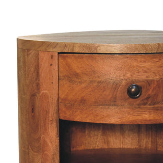 Lucidora - Cortez Oak - ish Bedside - Bedside Cabinets