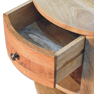 Lucidora - Cortez Oak - ish Bedside - Bedside Cabinets