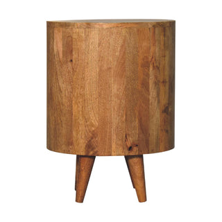 Lucidora - Cortez Oak - ish Bedside - Bedside Cabinets