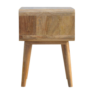 Lucidora - Curved Open Bedside - Bedside Cabinets