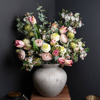 Lucidora - Darcy Antique White Vase - Globular Vases