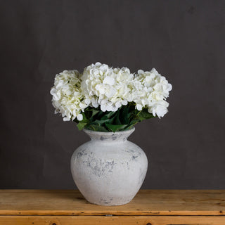 Lucidora - Darcy Antique White Vase - Globular Vases