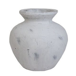 Lucidora - Darcy Antique White Vase - Globular Vases