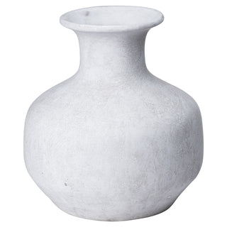 Lucidora - Darcy Squat Stone Vase - Globular Vases