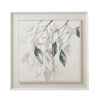 Lucidora - Dolce Mottle Leaf Framed Painting On Canvas - Art & Printed