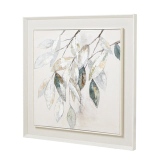 Lucidora - Dolce Mottle Leaf Framed Painting On Canvas - Art & Printed