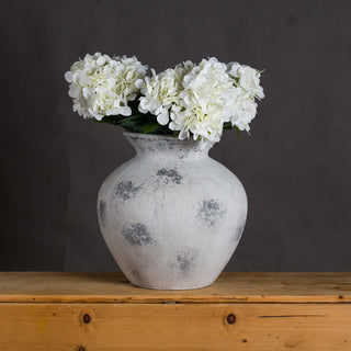 Lucidora - Downton Large Antique White Vase - Globular Vases