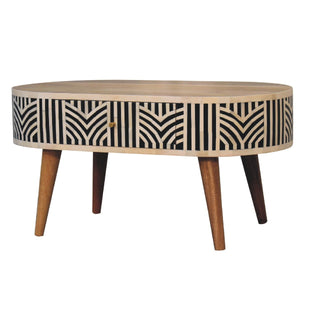 Lucidora - Edessa Bone Inlay Coffee Table - Coffee Tables