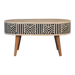 Lucidora - Edessa Bone Inlay Coffee Table - Coffee Tables
