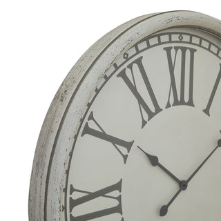 Lucidora - Embossed Wall Clock With Glass - Wall Clocks