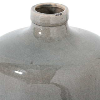 Lucidora - Garda Grey Glazed Chive Vase - Cylindrical Vases