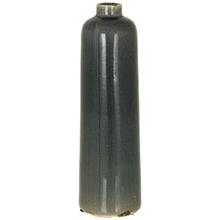 Lucidora - Garda Grey Glazed Raine Vase - Cylindrical Vases