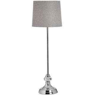 Lucidora - Genoa Chrome Table Lamp - Table Lamps