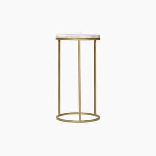 Lucidora - Greta Rose Quartz End Table - End Tables