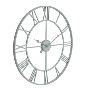 Lucidora - Grey Skeleton Wall Clock - Wall Clocks