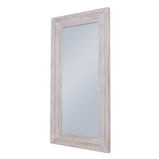 Lucidora - Harewood White Washed Large Mirror - Wall Mirrors